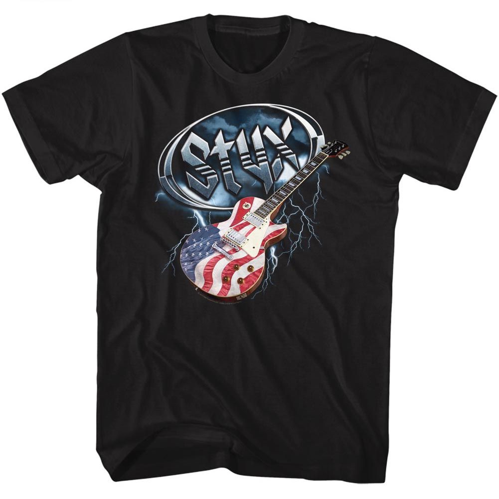 STYX - FLAG GUITAR SHIRT