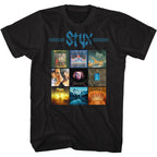 STYX - MANY ALBUMS SHIRT