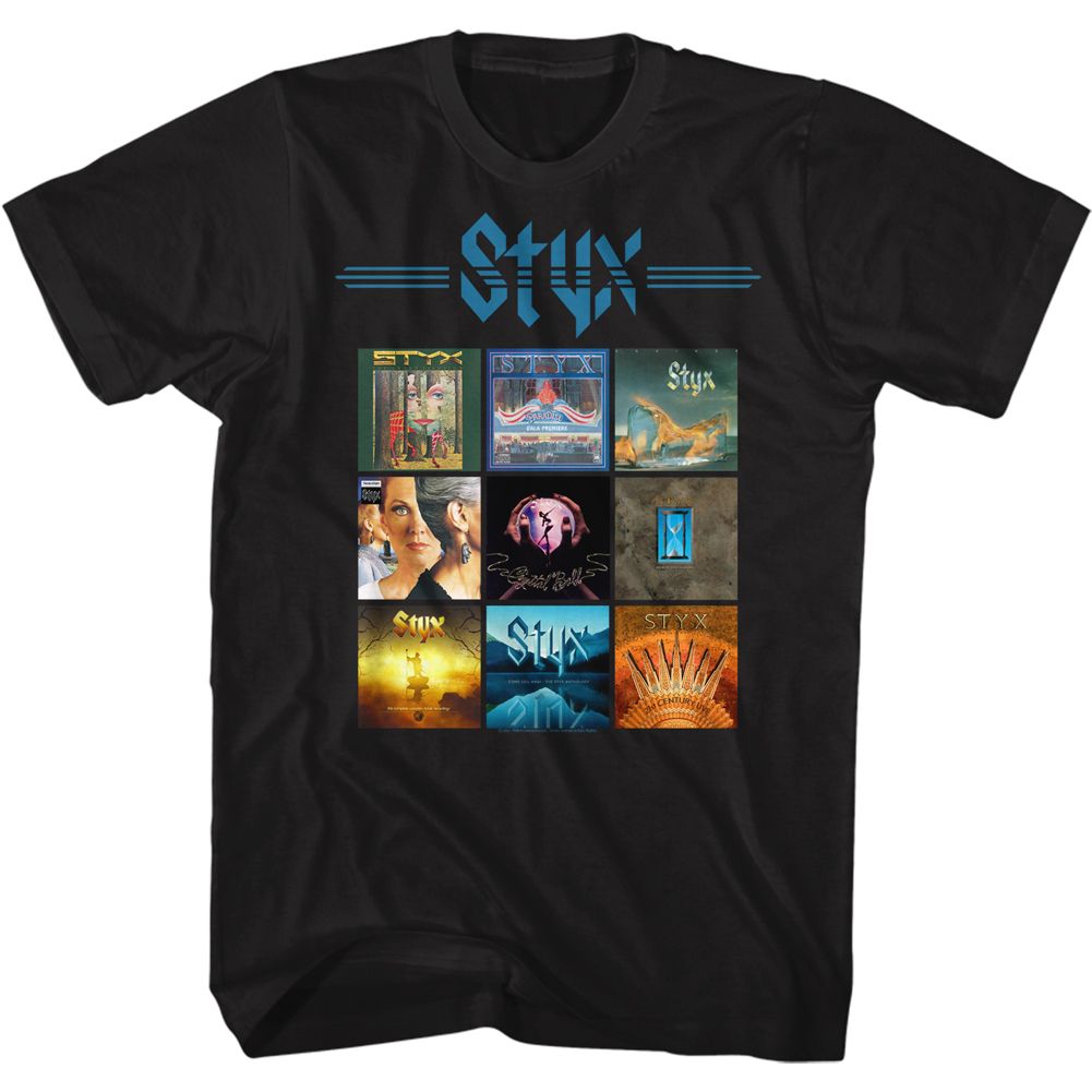 STYX - MANY ALBUMS SHIRT