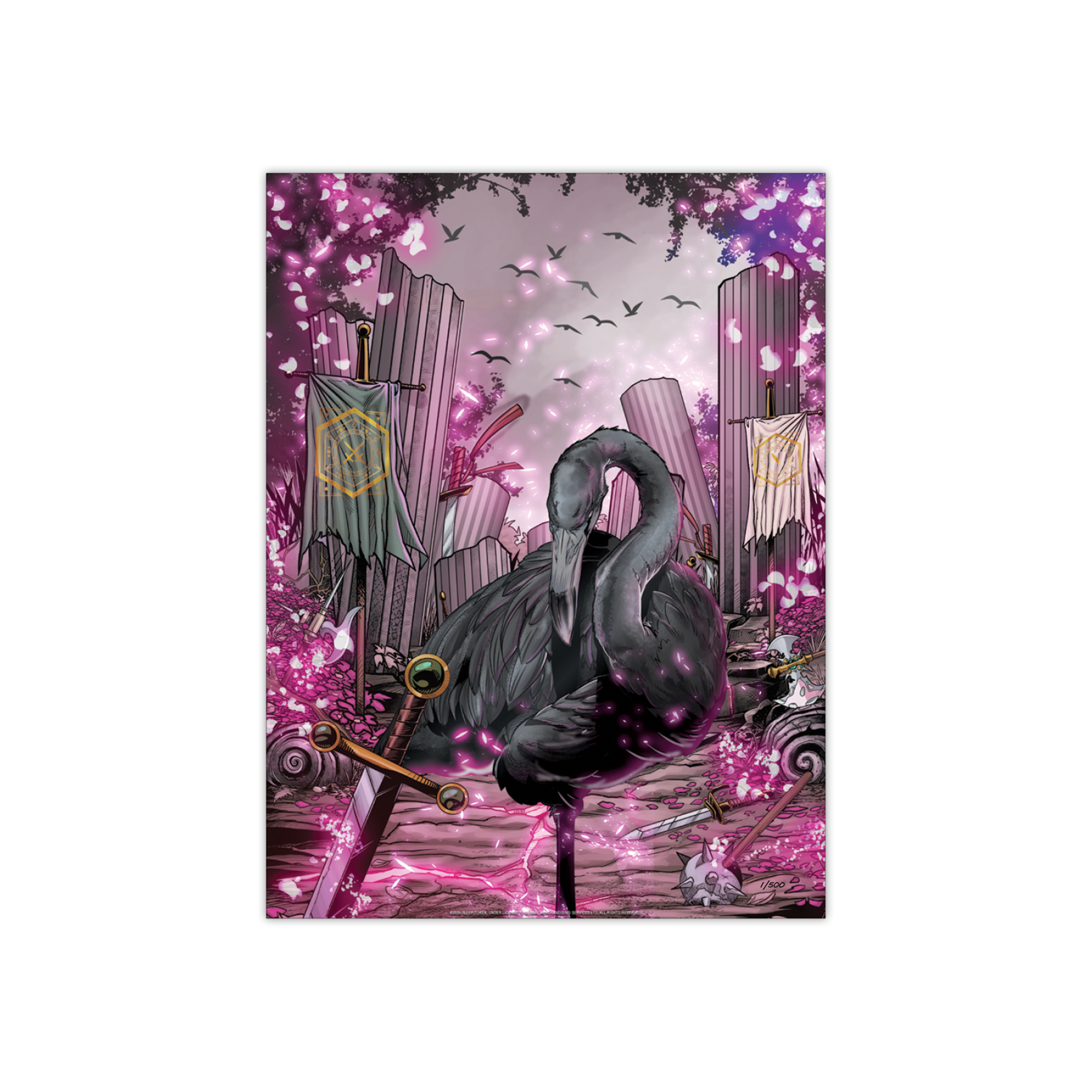 SLEEP TOKEN 'EVEN IN ARCADIA' FOIL POSTERS