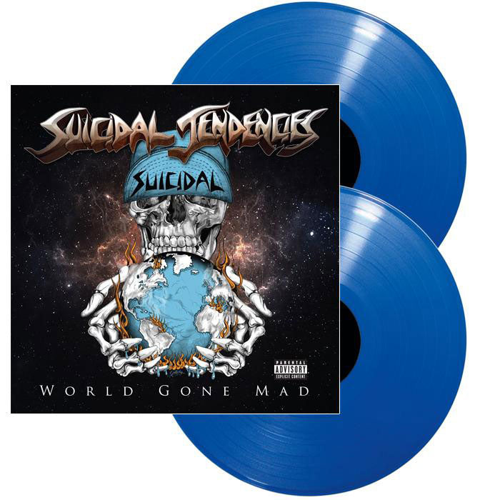SUICIDAL TENDENCIES 'WORLD GONE MAD' 2LP - LTD. - BLUE