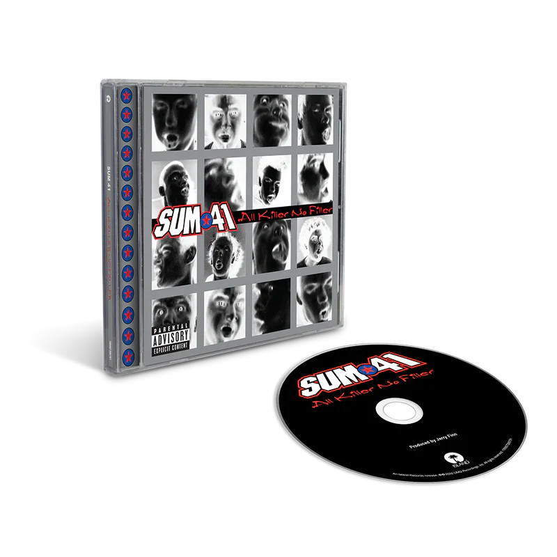 SUM 41 'ALL KILLER NO FILLER' 25TH ANNIVERSARY CD - ALTERNATE COVER