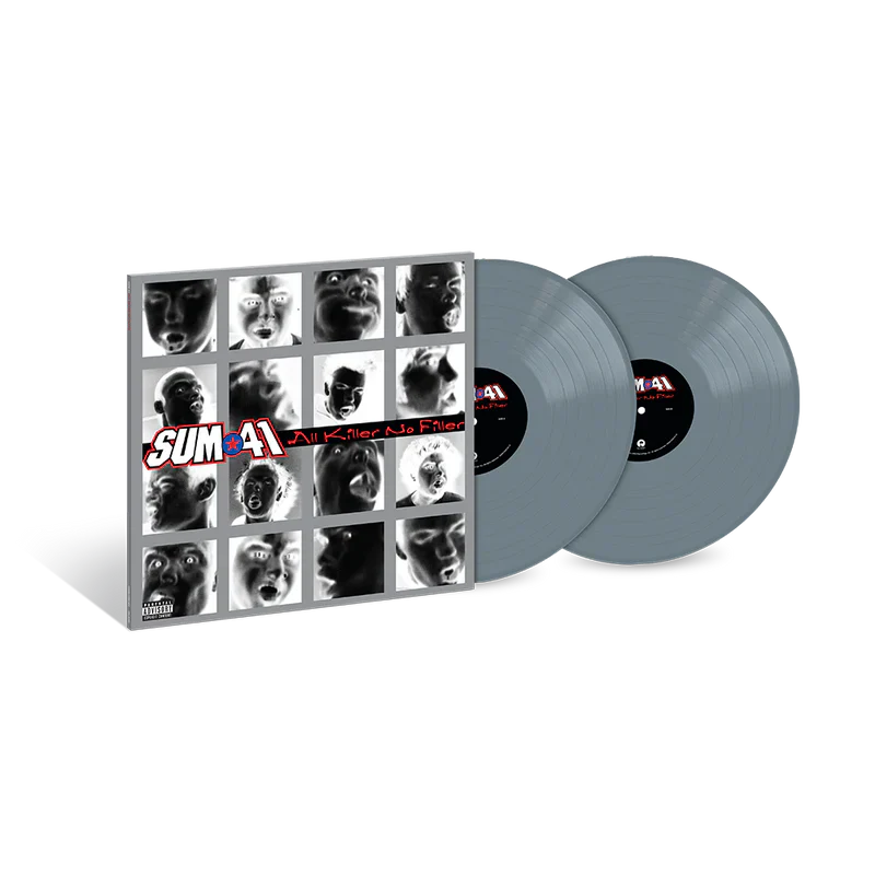 SUM 41 'ALL KILLER NO FILLER' 25TH ANNIVERSARY 2LP - ALTERNATE COVER - SILVER