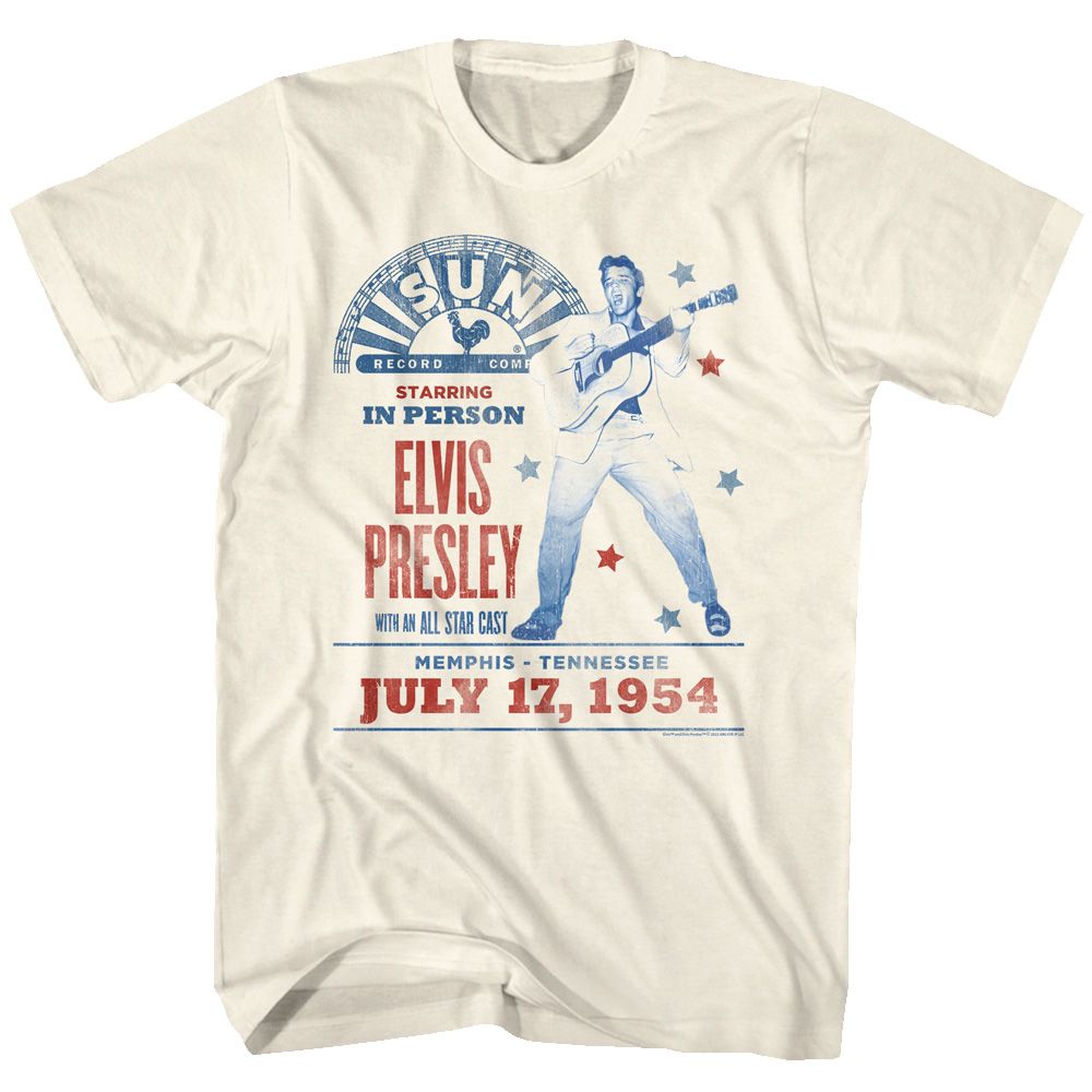 ELVIS SUN RECORDS - ELVIS CONCERT POSTER SHIRT
