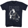 ELVIS SUN RECORDS - ELVIS ON THE MIC SHIRT