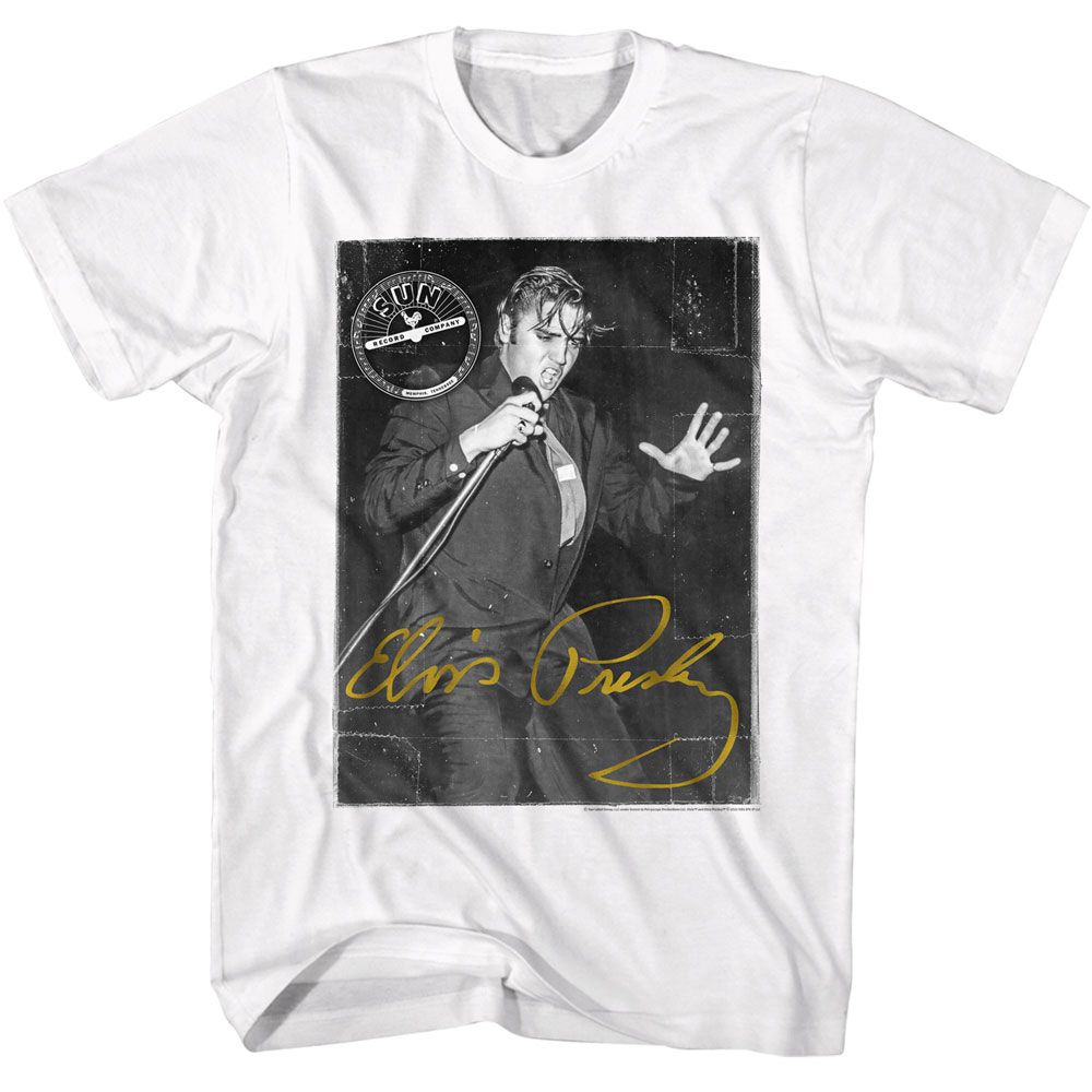 ELVIS SUN RECORDS - ELVIS GOLD SIGNATURE SHIRT