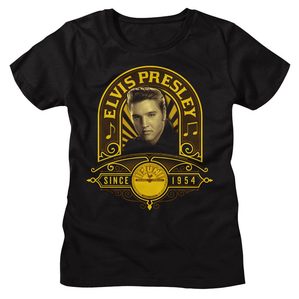ELVIS SUN RECORDS - ELVIS SUN SINCE 54 LADIES SHIRT