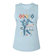 ELVIS SUN RECORDS - RETRO SHAPES LADIES SHIRT