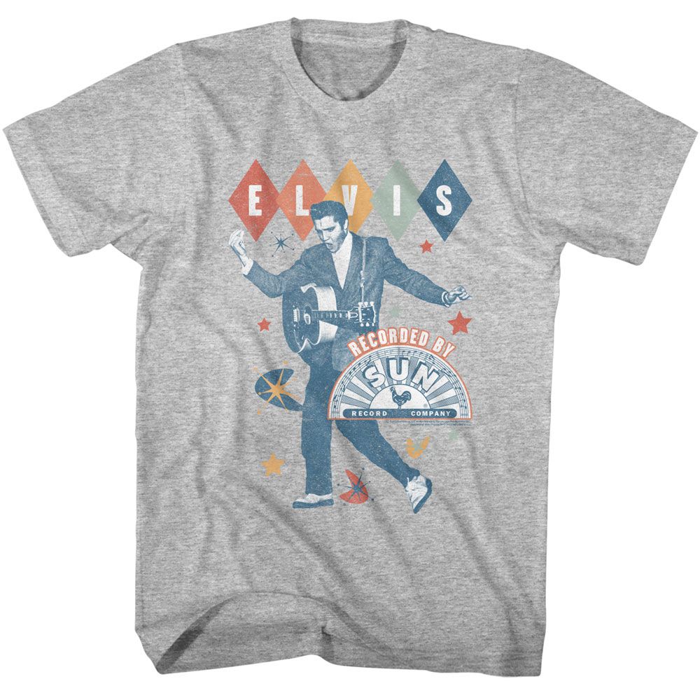 ELVIS SUN RECORDS - RETRO SHAPES SHIRT