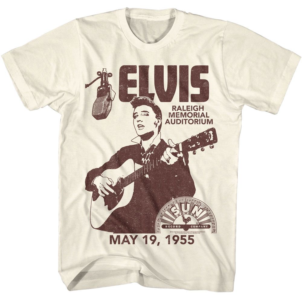 ELVIS SUN RECORDS - RALEIGH AUDITORIUM SHIRT
