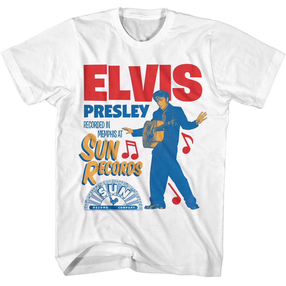 ELVIS SUN RECORDS - SUN RECORDS ELVIS RECORDED IN MEMPHIS SHIRT