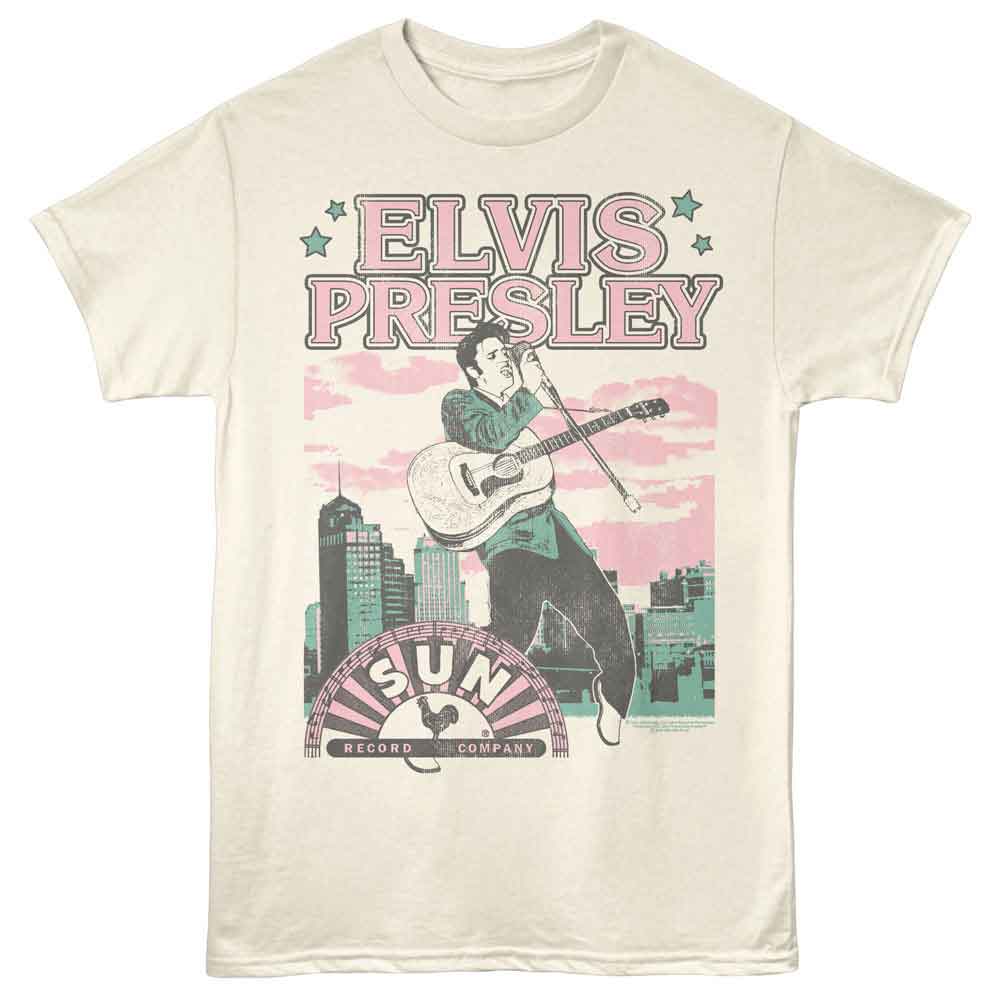 ELVIS SUN RECORDS - ELVIS PASTEL CITY SHIRT