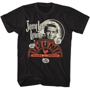 SUN RECORDS - JERRY LEE LEWIS MUSIC NOTE SONG TITLES SHIRT
