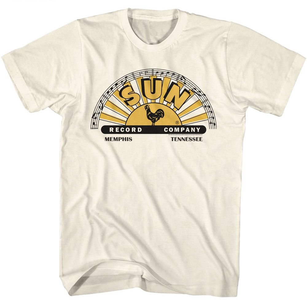SUN RECORDS - LOGO WITH OFFSET COLOR SHIRT