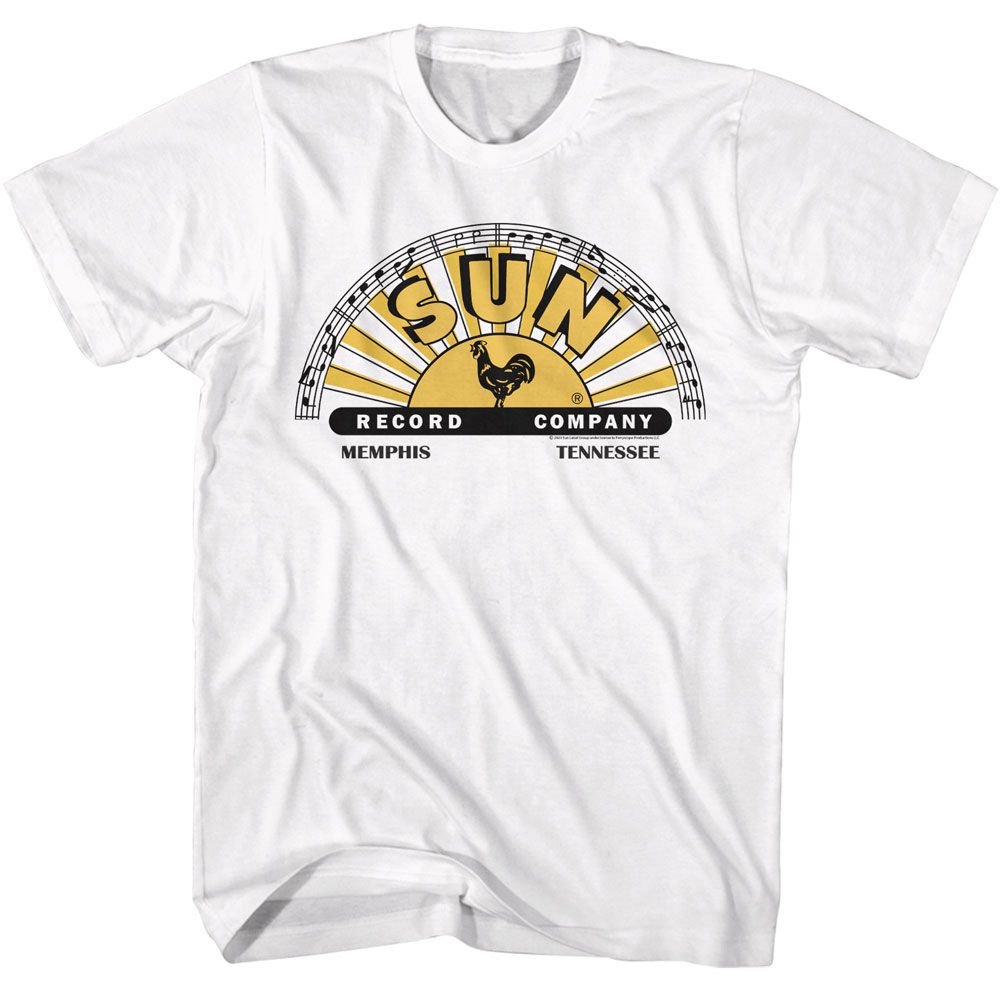 SUN RECORDS - LOGO WITH OFFSET COLOR SHIRT