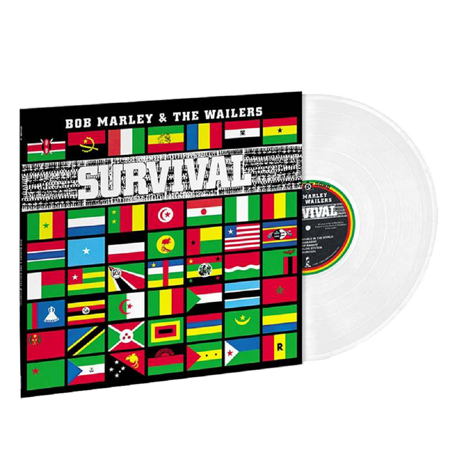 BOB MARLEY & THE WAILERS 'SURVIVAL' LP - CLEAR
