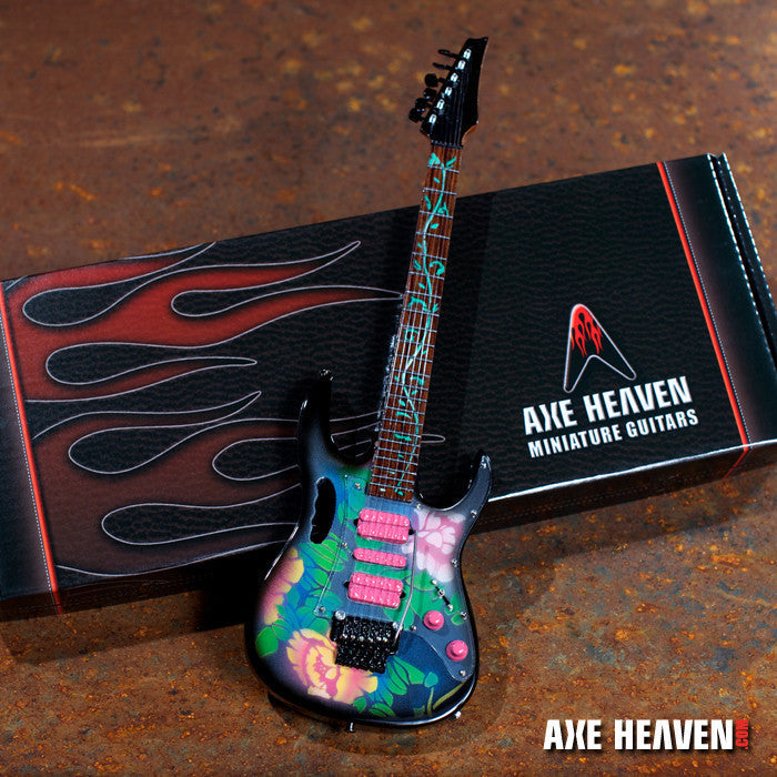 STEVE VAI SIGNATURE LOTUS FLOWER JEM MINIATURE GUITAR REPLICA COLLECTIBLE