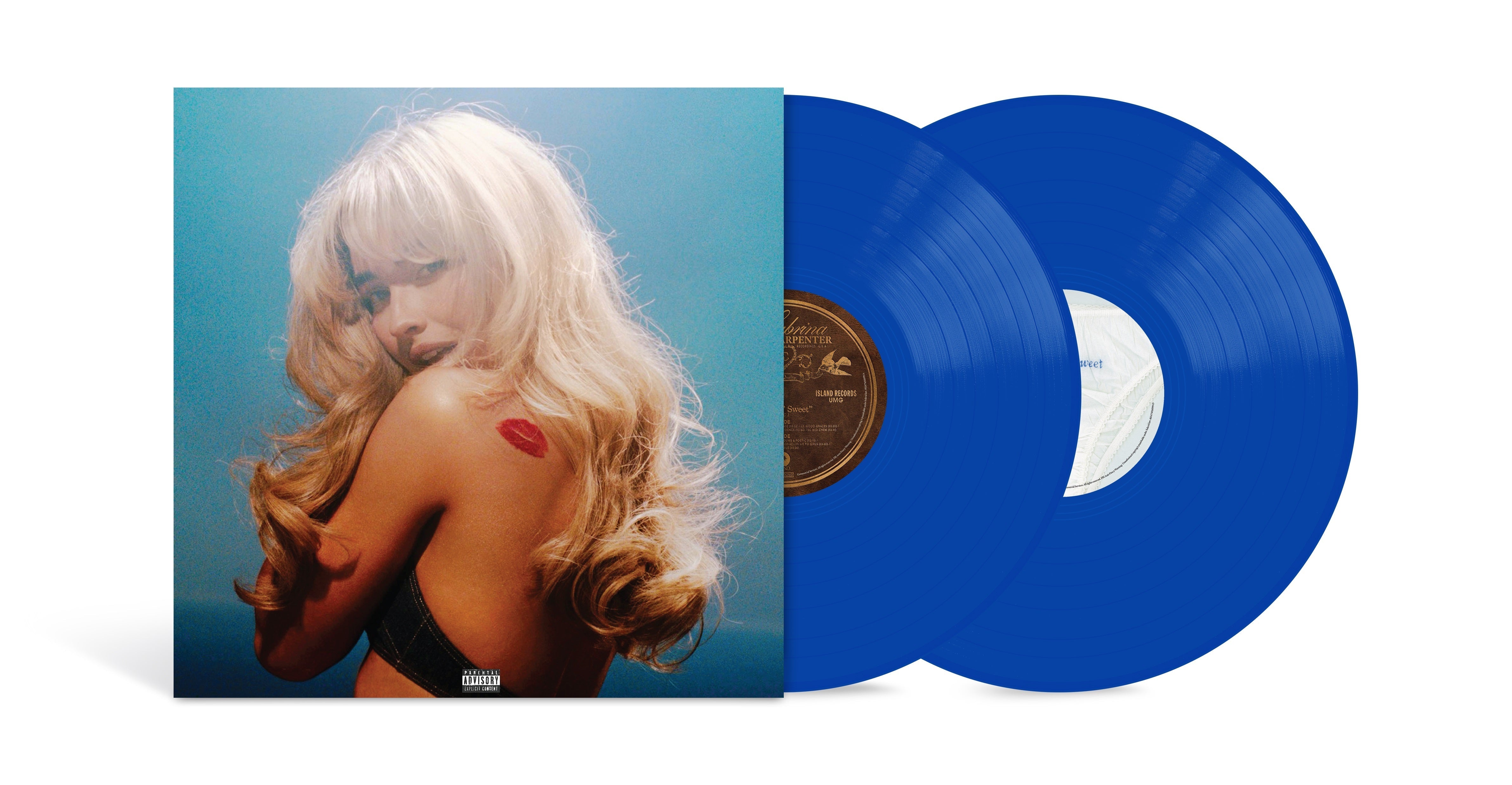 SABRINA CARPENTER 'SHORT 'N SWEET' 2LP - DELUXE EDITION - BLUE AZURE