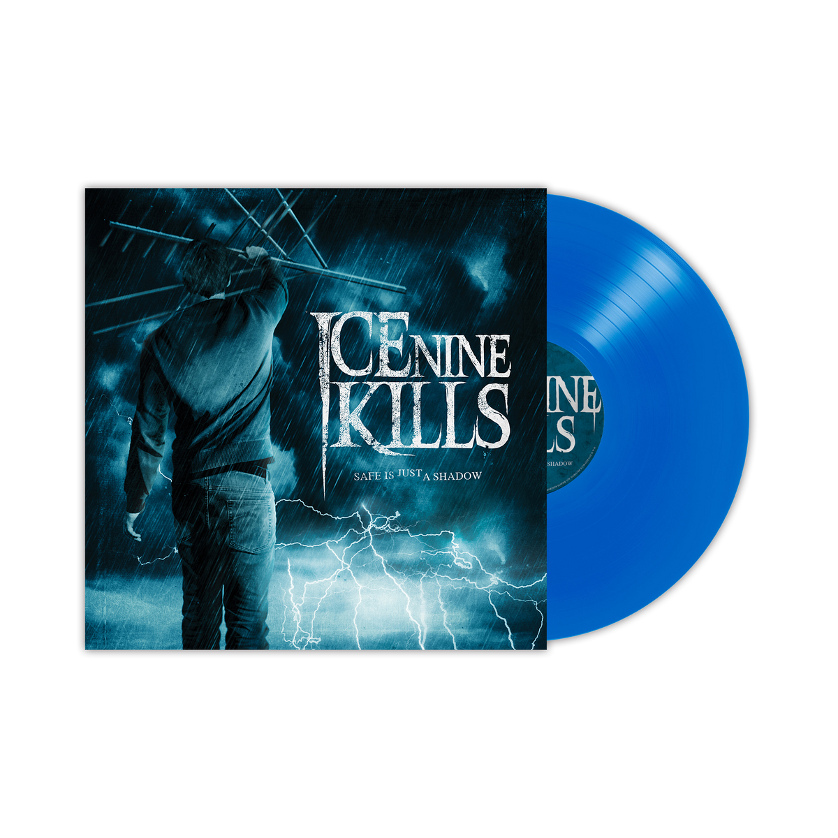ICE NINE KILLS ‘SAFE IS JUST A SHADOW’ (RE-SHADOWED & RE-RERECORDED) LP - EXCLUSIVE - LTD. 700 - TRANSPARENT BLUE