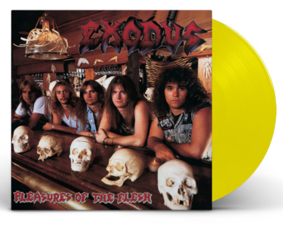 EXODUS 'PLEASURES OF THE FLESH' LP - TRANSLUCENT YELLOW