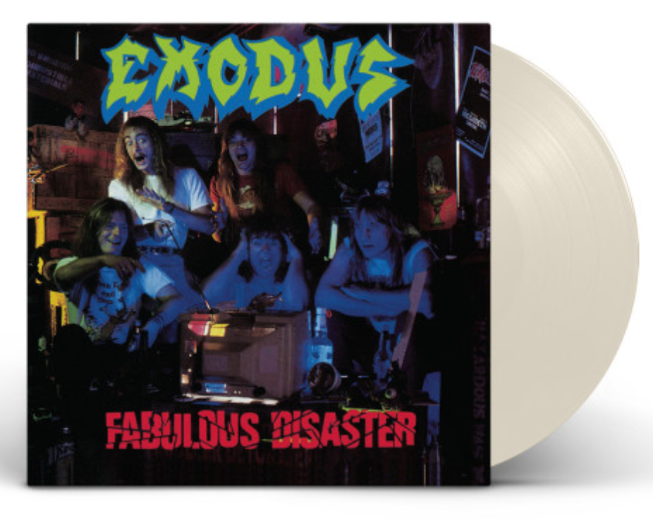 EXODUS 'FABULOUS DISASTER' LP OPAQUE BONE