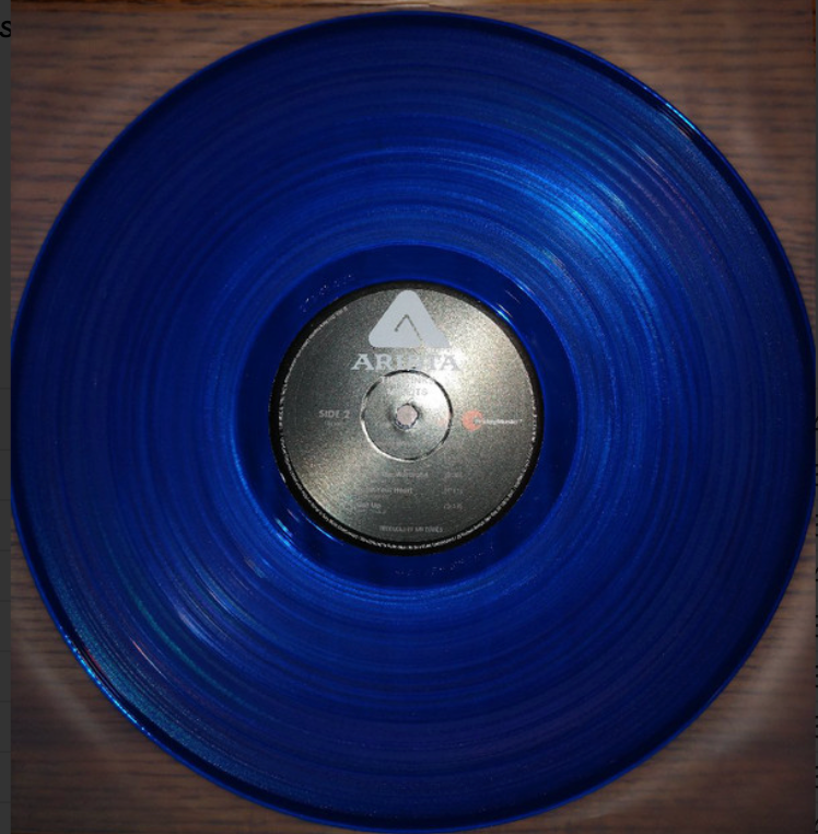 THE KINKS 'MISFITS' TRANSLUCENT LP - BLUE