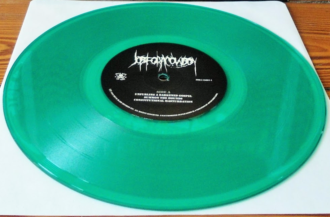 JOB FOR A COWBOY 'RUINATION' 10" EP - GREEN