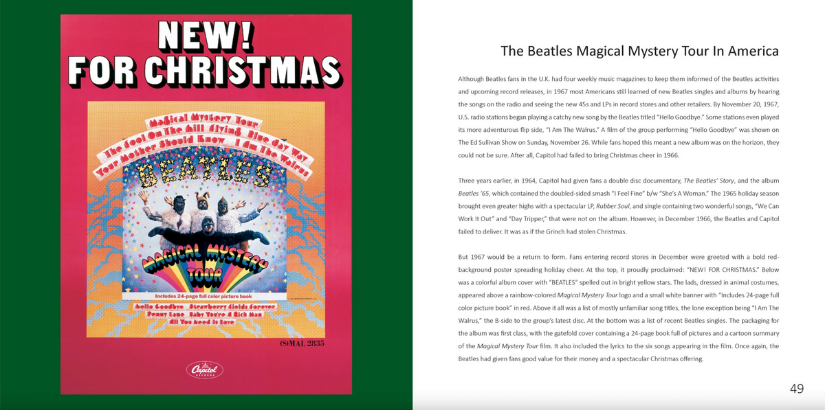 THE BEATLES MAGICAL MYSTERY TOUR AND YELLOW SUBMARINE BOOK