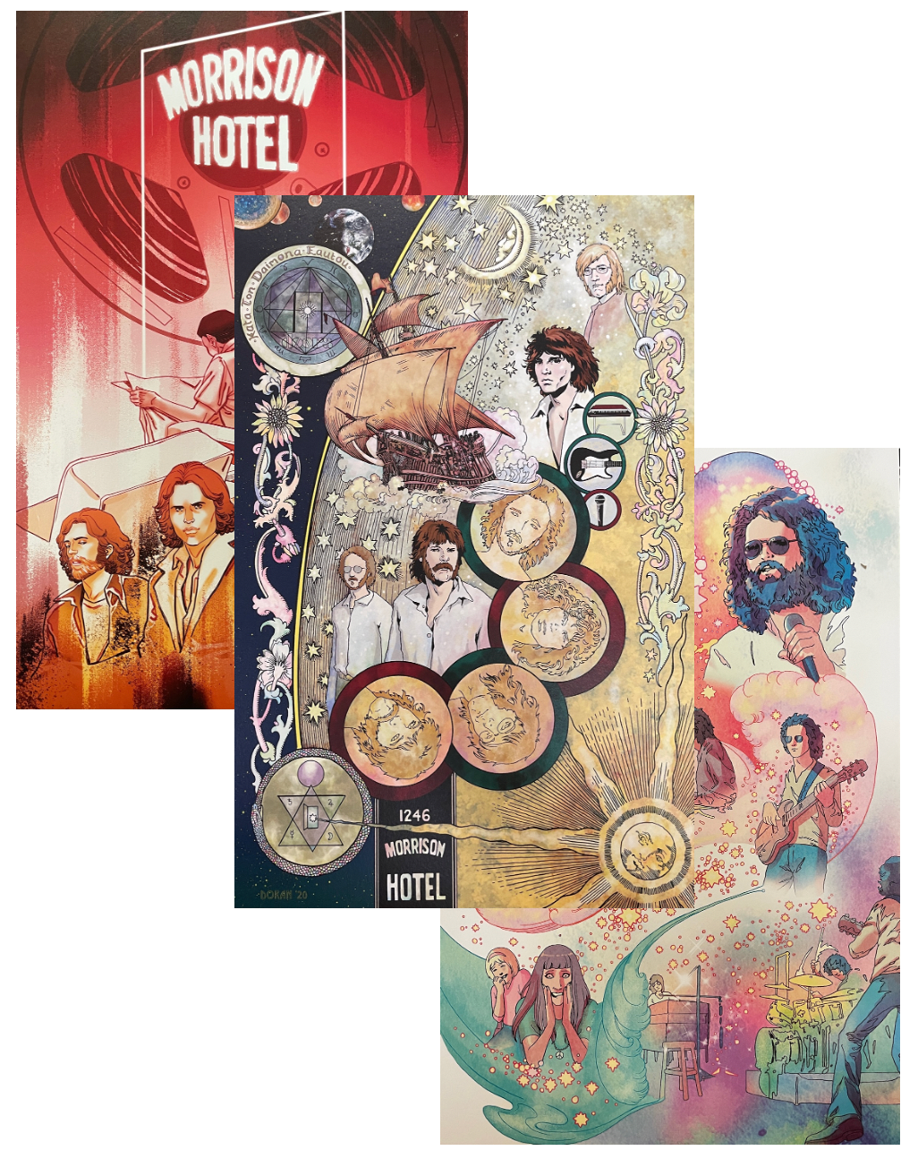 THE DOORS 'MORRISON HOTEL' GRAPHIC NOVEL DELUXE - PICTURE DISC