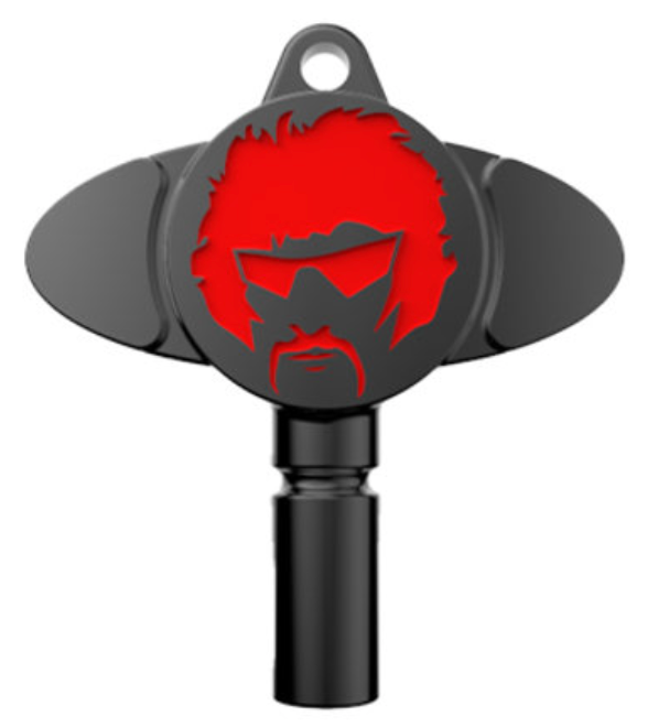 CARMINE APPICE COLLECTIBLE SIGNATURE DRUM KEY - BLACK