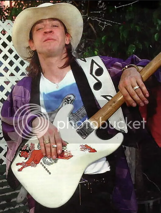 STEVIE RAY VAUGHAN SIGNATURE CHARLEY'S MINIATURE GUITAR REPLICA