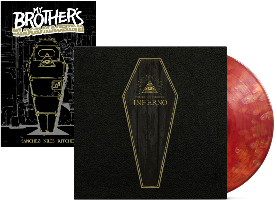 MY BROTHER’S BLOOD MACHINE BOOK + THE PRIZE FIGHTER INFERNO LP BUNDLE - CLAUDIO SANCHEZ