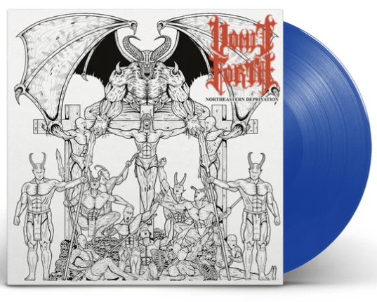 VOMIT FORTH 'NORTHEASTERN DEPRIVATION' LP - REISSUE - TRANSPARENT BLUE