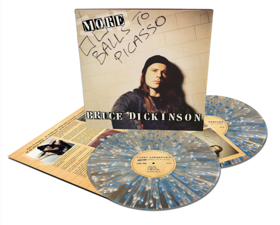 BRUCE DICKINSON 'MORE BALLS TO PICASSO' 2LP - LTD. - MULTICOLOR SPLATTER