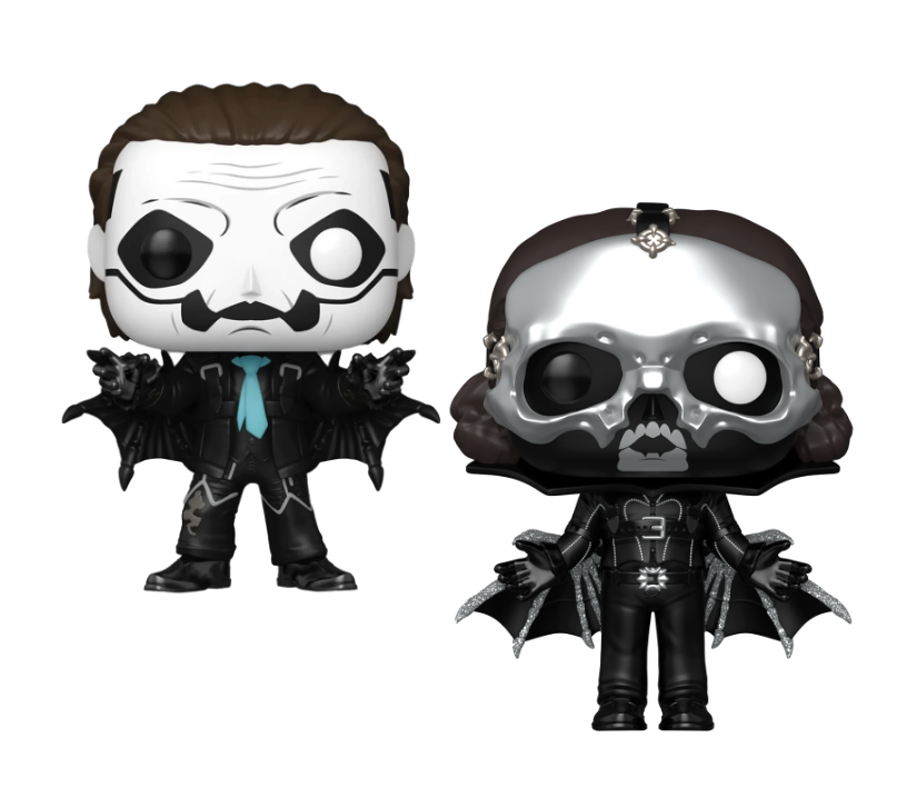 GHOST PAPA IV EMERITUS + PAPA V PERPETUA (BAT WINGS) FUNKO POP! ROCKS FIGURES