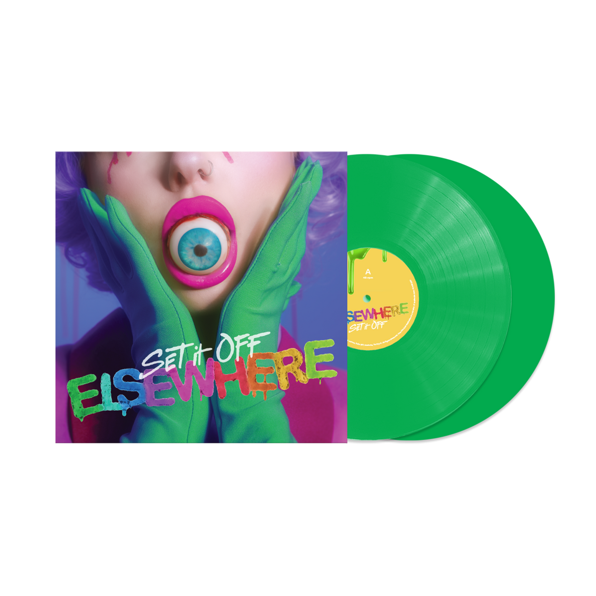 SET IT OFF 'ELSEWHERE' 2LP - NEON GREEN