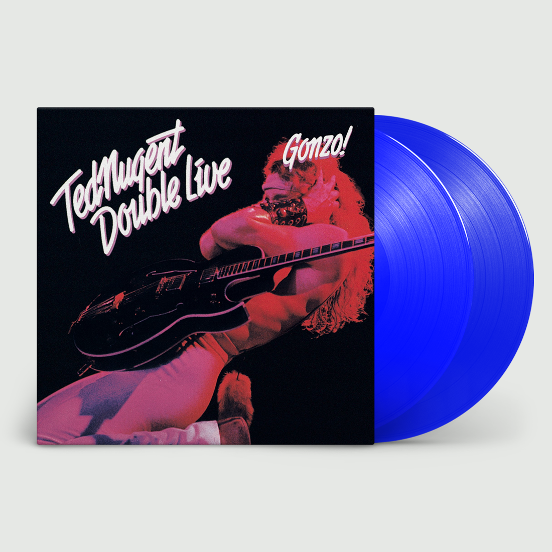 TED NUGENT 'DOUBLE LIVE GONZO' 2LP - LTD. - BLUE