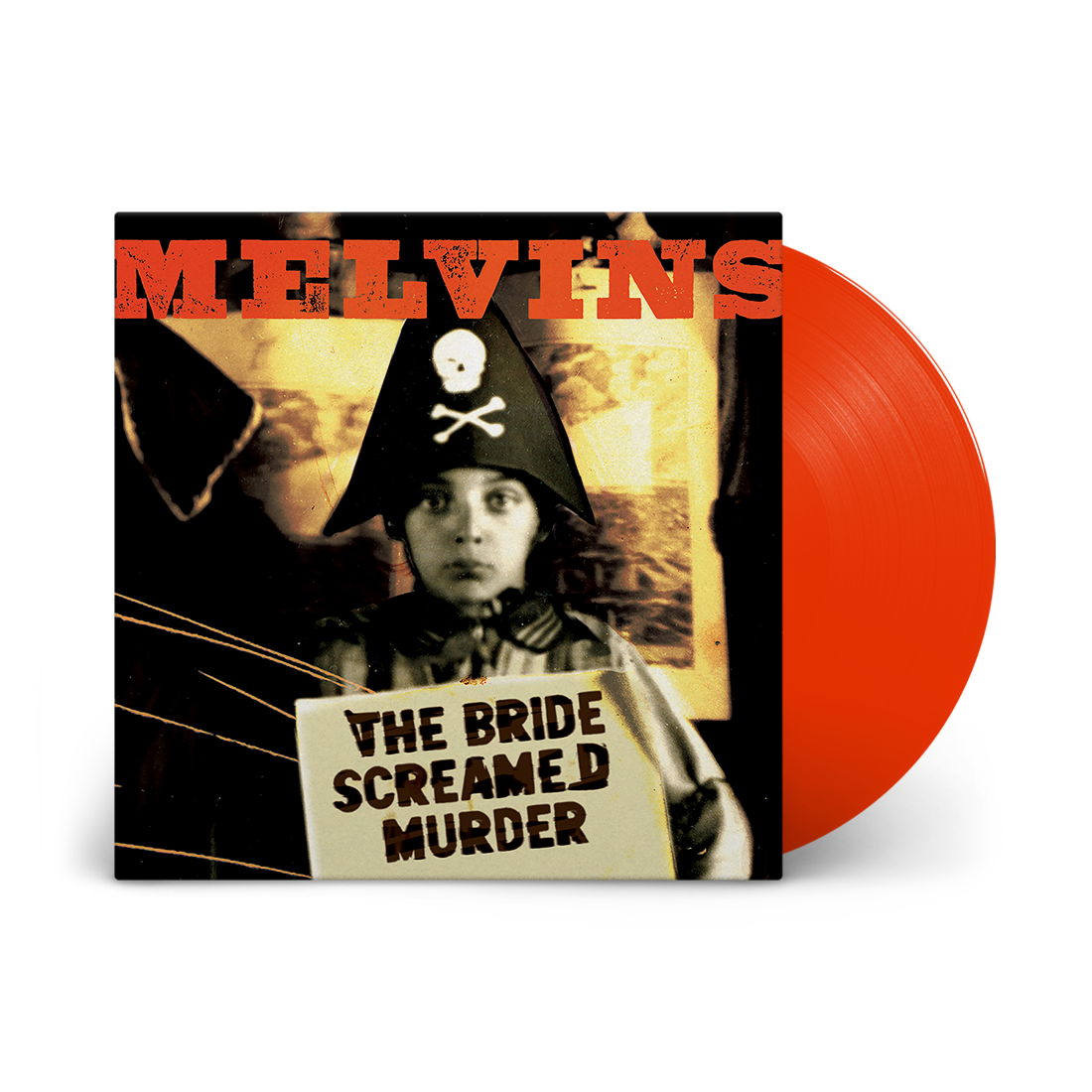 MELVINS 'THE BRIDE SCREAMED MURDER' LP - LTD. - RED