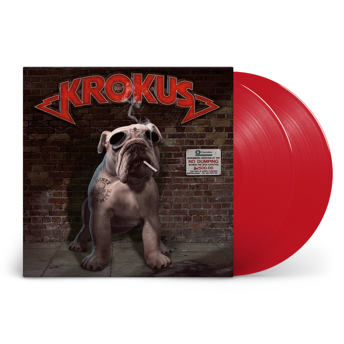 KROKUS 'DIRTY DYNAMITE' 2LP - TRANSPARENT RED