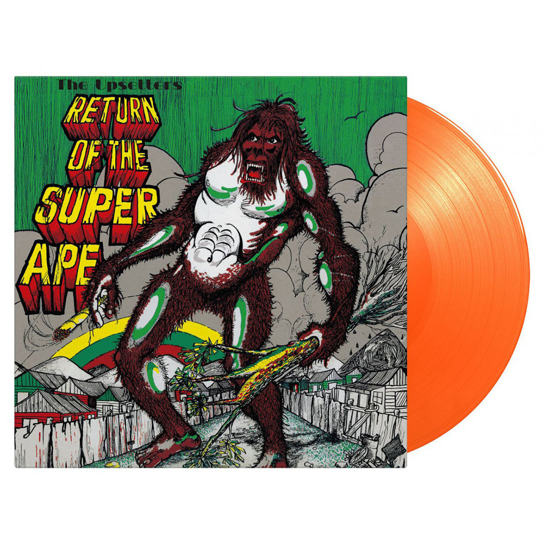 THE UPSETTERS 'RETURN OF THE SUPER APE' LP - LTD. - IMPORT - ORANGE
