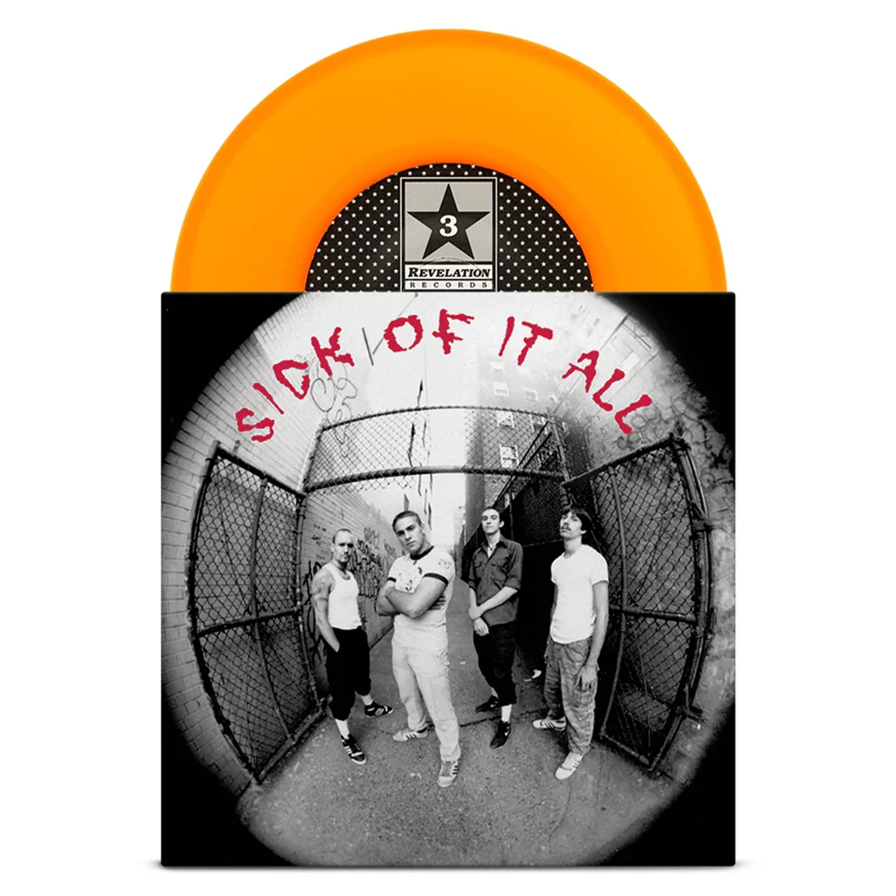 SICK OF IT ALL 'S/T' 7" - ORANGE
