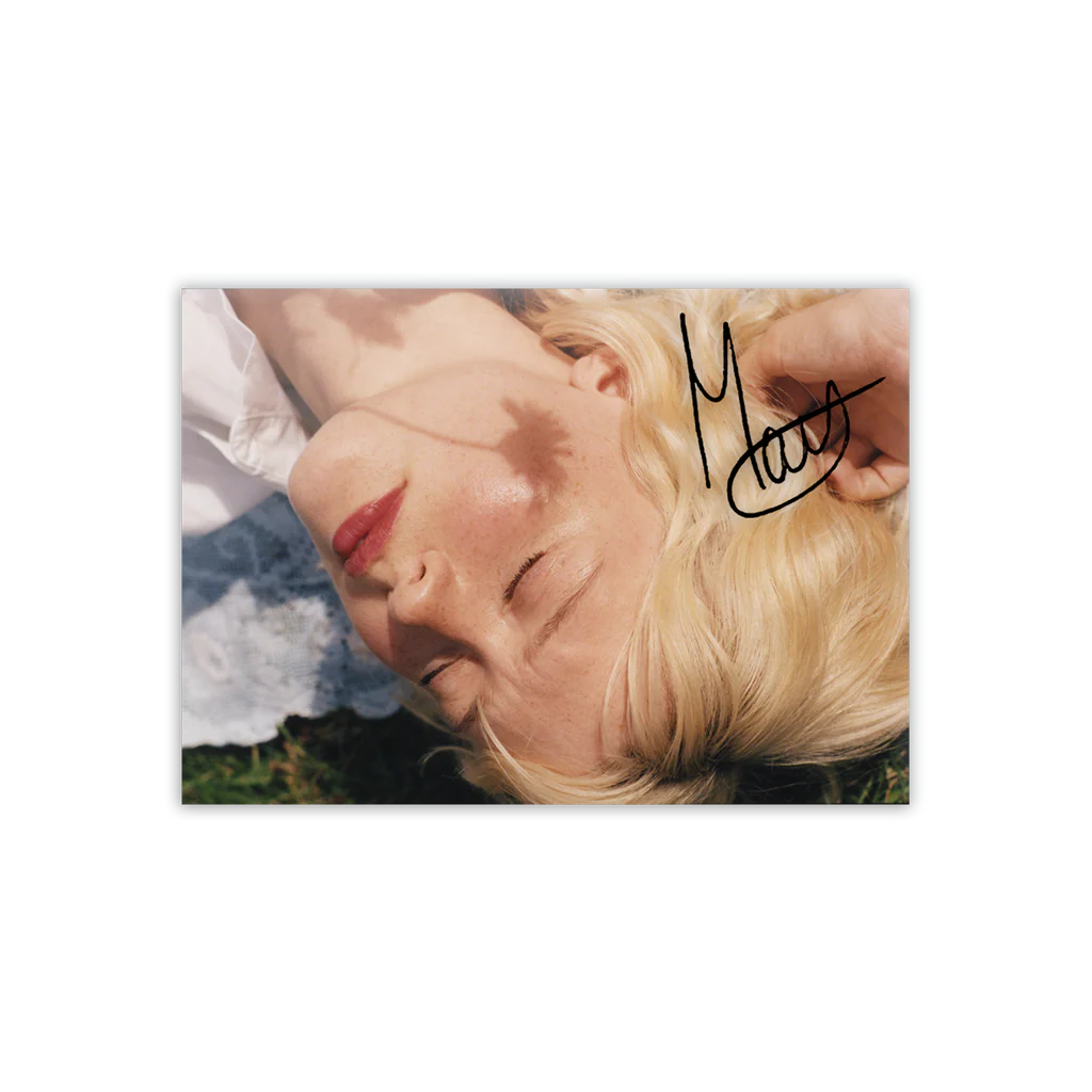 MAISIE PETERS 'FLORESCENCE' LP - SIGNED ART CARD - ALT ARTWORK - WHITE