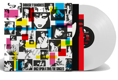 SIOUXSIE & THE BANSHEES 'ONCE UPON A TIME/THE SINGLES' LP - CLEAR