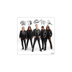SKID ROW 'THE GANG'S ALL HERE' LP - RED + EXCLUSIVE AUTOGRAPHED PRINT