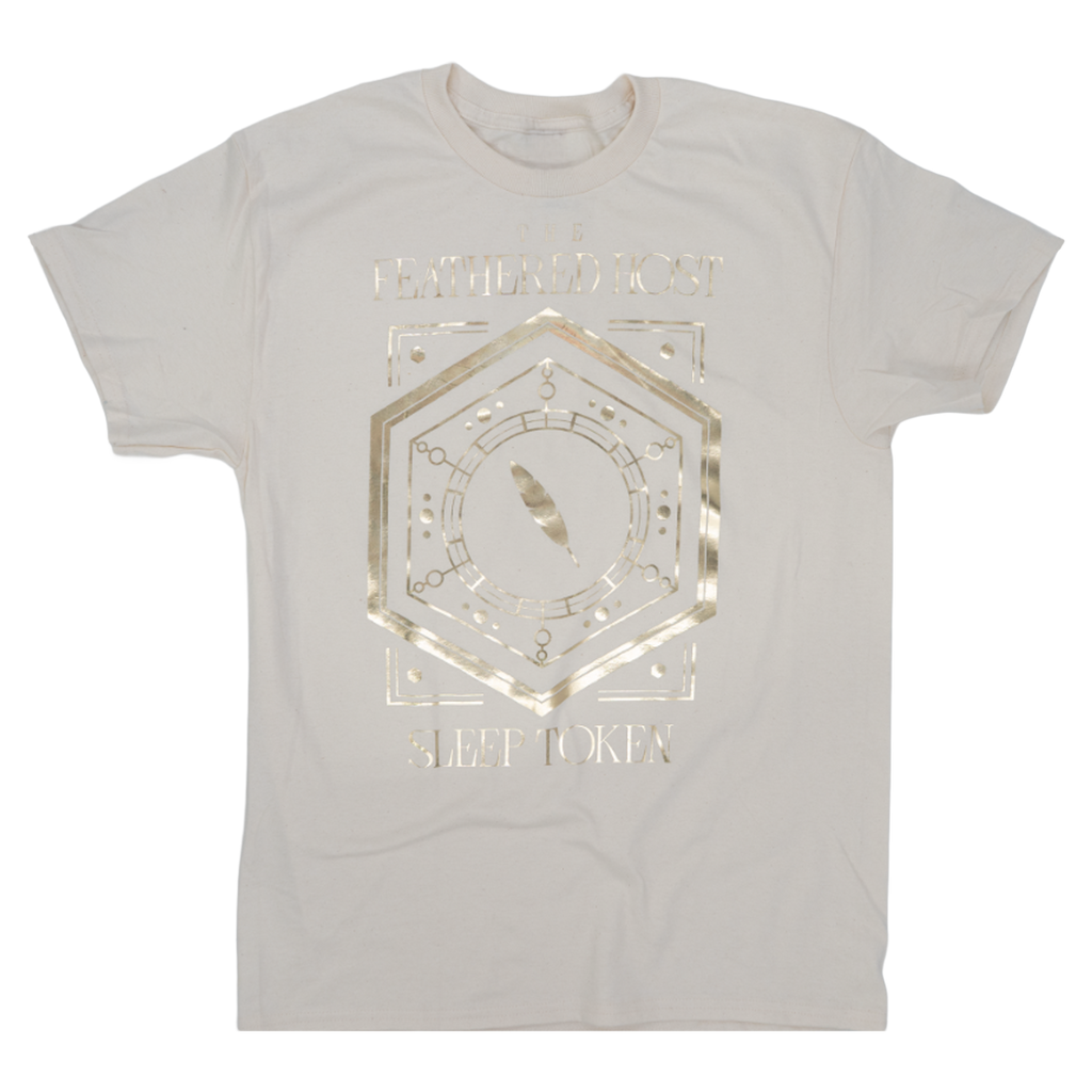 SLEEP TOKEN "FEATHERED HOST" LIMITED EDITION EXCLUSIVE FOIL PRINT T-SHIRT