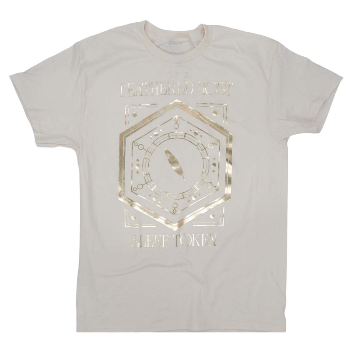 SLEEP TOKEN "FEATHERED HOST" LIMITED EDITION EXCLUSIVE FOIL PRINT T-SHIRT
