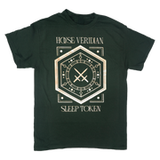 SLEEP TOKEN "HOUSE VERIDIAN" LIMITED EDITION EXCLUSIVE FOIL PRINT T-SHIRT