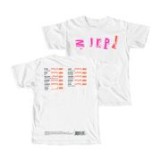 DIIV 'ZIRP!' WHITE T-SHIRT