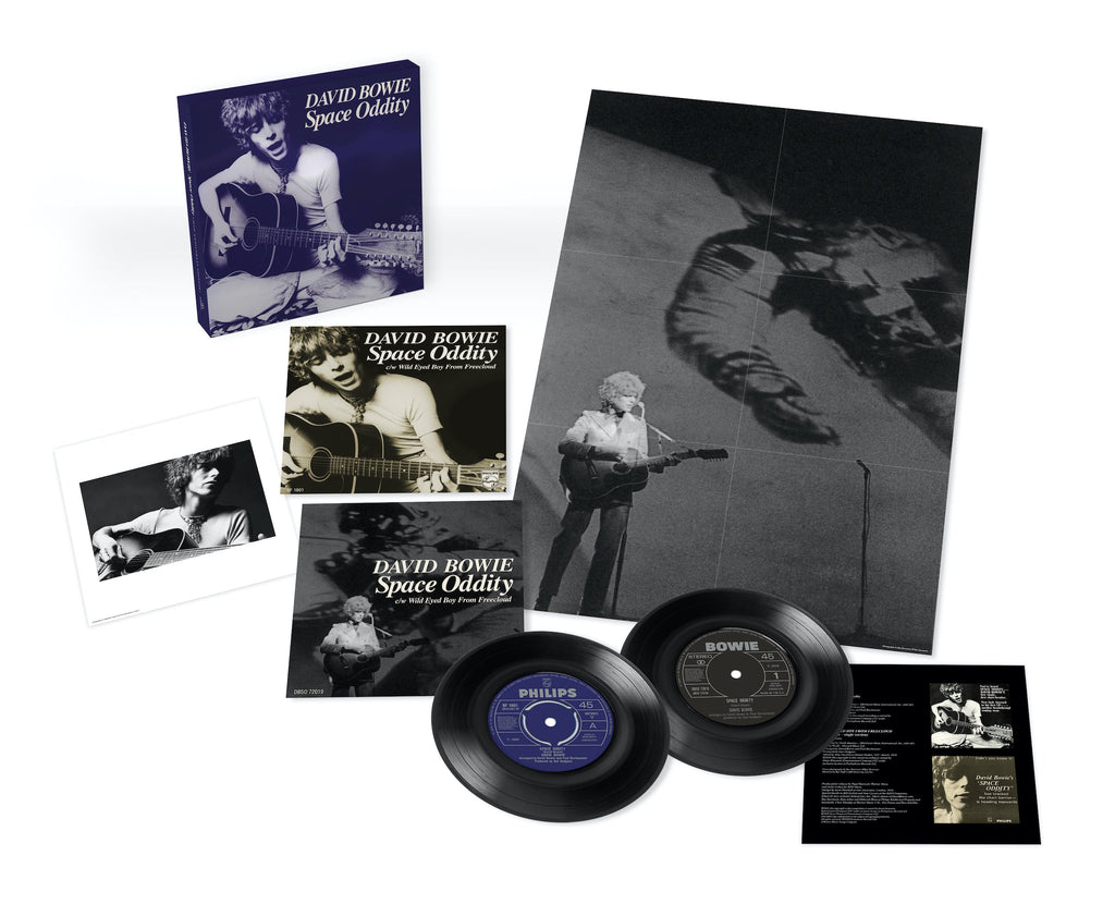 DAVID BOWIE 'SPACE ODDITY' 50th ANNIVERSARY 2x7" BOX