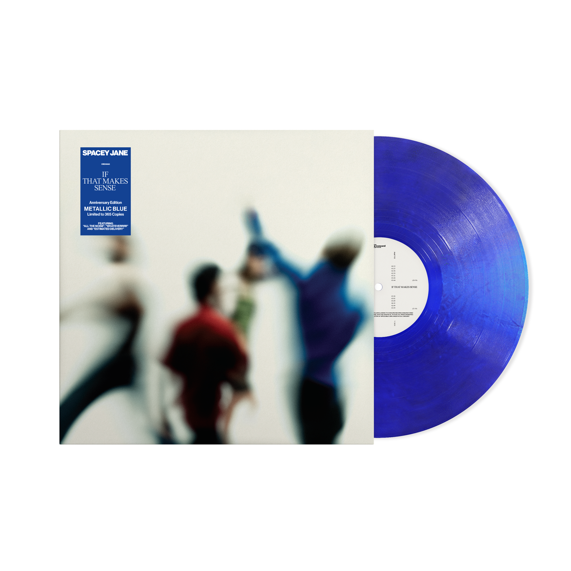 SPACEY JANE 'IF THAT MAKES SENSE' LP (Metallic Blue Vinyl)